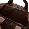 Silvia Rossini 2501612 Shoulder Bag with Pleasant Velour Material with Embossed Pattern Fashionable Mocha view 4