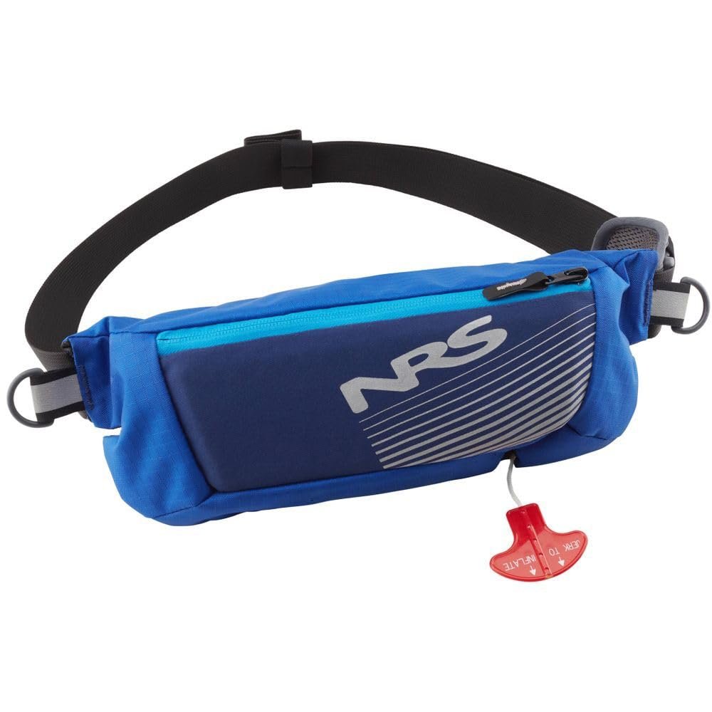 NRS Zephyr Inflatable Lifejacket (PFD)-Blue-Universal