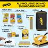 TOKO All-Inclusive Ski & Snowboard Wax Kit with T18 Iron, Nylon Brush, Tuner, 120g Universal Multi-Temp Wax Packs view 2