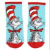 Bioworld Dr. Seuss Socks Kids Cat In The Hat and Fish Crew Socks 2 Pair view 4