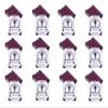 Silver Cup Billiard Chalk One Gross 144 pcs Wine Color view 1