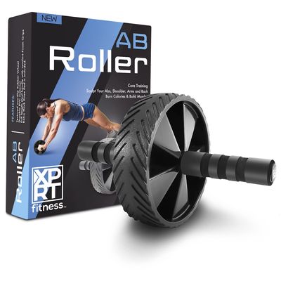 Ab Roller by XPRT Fitness Toning Wheel for Core Exercises Abdomen Training Equipment Ab Rollout Wheel Comfortable Grip and Top Performance At-Home Rolling Workout