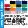 Power Play 2 Color Custom Hockey Jersey Kelly Green and White Adult Small view 3