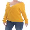 Bar III | Surplice On/Off Shoulder Sweater | Neo Dijon | XS view 1