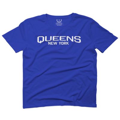 0231. Vintage New York Queens NYC Street wear for Men T Shirt (Royal 2X-Large)
