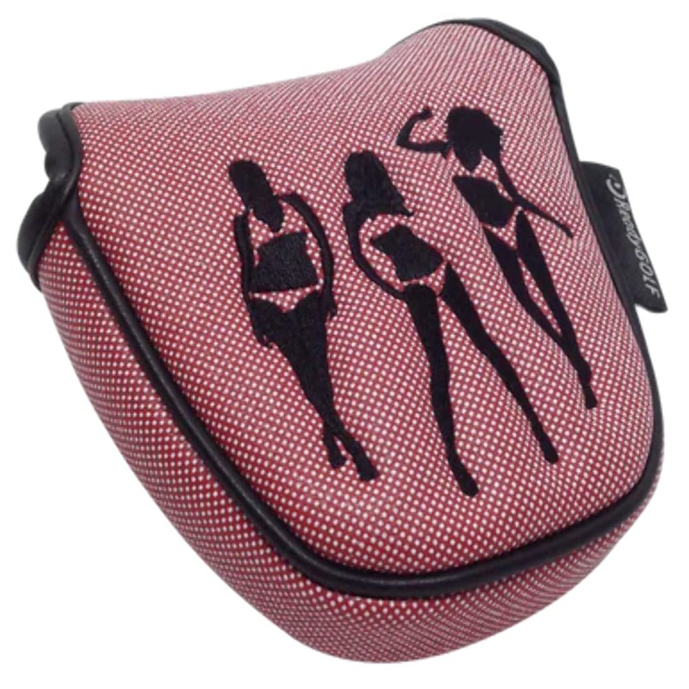 Polka Dot Bikini Girls Embroidered Putter Cover - Mallet