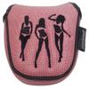 Polka Dot Bikini Girls Embroidered Putter Cover - Mallet view 4