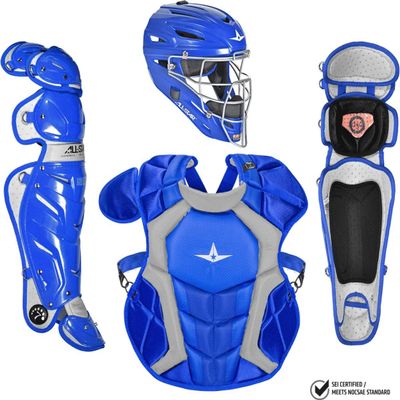 All Star System7 NOCSAE Certified Adult Pro Baseball Catcher's Kit