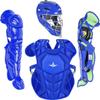 All-Star S42 Ages 12-16 - Baseball Catching Equipment Kit (Includes Helmet, Chest Protector, Leg Guards), Meets NOCSAE Royal view 2