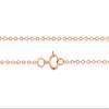 14Kt Rose Gold Filled 1.5x1mm 16 Inch Drawn Flat Cable Neck Chain with Clasp - 1pc (6832)/1 view 1
