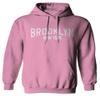 0230. Vintage New York Brooklyn NYC Street wear Sweatshirt Pullover Hoodie (Pink X-Large) view 1
