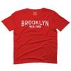 0230. Vintage New York Brooklyn NYC Street wear for Men T Shirt (Red, 2X-Large) view 1