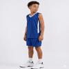 Liberty Imports Youth Boys Reversible Mesh Performance Athletic Basketball Jerseys Blank Team Uniforms for Sports Scrimmage (1 Piece) (Blue/Wht, Youth Medium) view 4