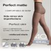 Conte Tights Classic Matt Pantyhose with Control Top Ideal 40 den, Grey (Graphit), Medium view 3