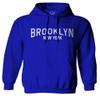 0230. Vintage New York Brooklyn NYC Street wear Sweatshirt Pullover Hoodie (Royal, Medium) view 1