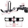 HTTMT- KAYAK-K06- 1 Pair Universal Roof W-Bar Rack Kayak Boat Canoe Car SUV Top Mount Carrier New [See Fitment] view 4