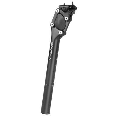 Fourspring Parallelogram Seat Post, 30.9 mm, Black