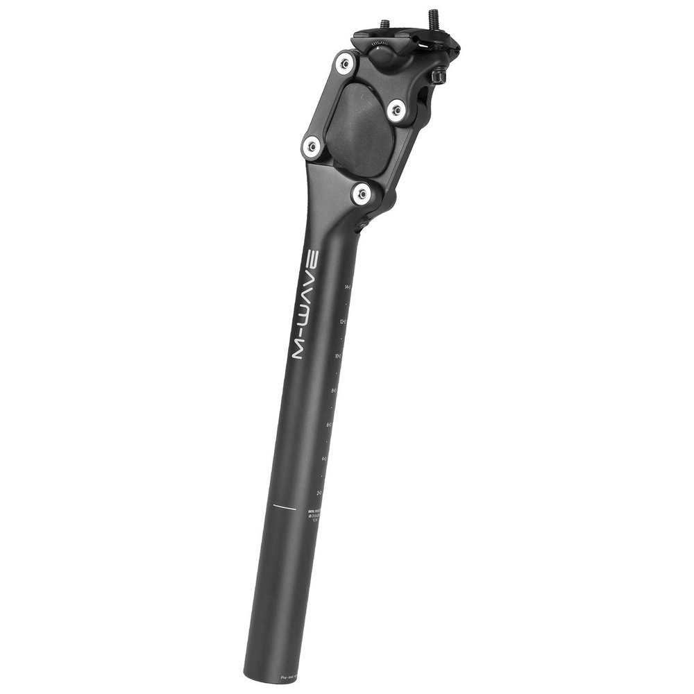 Fourspring Parallelogram Seat Post, 30.9 mm, Black