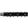 CyclingDeal Flat Mountain BMX/MTB Aluminum Bike Sealed Bearing Pedals - Large Bicycle Platform Pedals 9/16" with Anti-Skid Nail - Black view 3