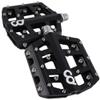 CyclingDeal Flat Mountain BMX/MTB Aluminum Bike Sealed Bearing Pedals - Large Bicycle Platform Pedals 9/16" with Anti-Skid Nail - Black view 4