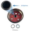 1x EZGO Brake Hub Drum 30 Teeth Die Casting Fine Splined For gas 4 cycle 91-Up, RXV GAS, Marathon, Medalist, Shuttle 4/6, ST Express/Sport II, MPT, Workhorse, OEM# 21807-G1 21807G1 41843-94 view 3