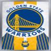 Trends International NBA Golden State Warriors - Logo 19 Wall Poster, 22.375" x 34", Silver Framed Version view 1