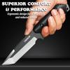 OERLA OLX-004 Tactical Survival Knife with Kydex Sheath, Outdoor Fixed Blade with Belt Clip, 420HC Steel Blade Camping Knife with G10 Handle view 4