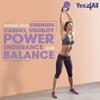 Yes4All Kettlebell, Vinyl Coated Cast Iron Kettlebell Sets 5, 10 & 15lbs for Weights Exercises, Full Body Workout, Push Up, Grip Strength & Strength Training - Multicolor view 4