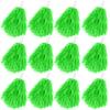 Faxco 12Pack Plastic Pom Poms Cheerleading Pom Poms Sports Dance Cheer Plastic Pom Pom for Rooters,Cheering Squard,Cheering Team (Green) view 1