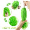Faxco 12Pack Plastic Pom Poms Cheerleading Pom Poms Sports Dance Cheer Plastic Pom Pom for Rooters,Cheering Squard,Cheering Team (Green) view 4