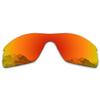 Puzzley Mirror Polarized Replacement Lenses for Oakley Radar Pitch Sunglasses - Ocean Blue Mirror + Orange Red Mirror view 3