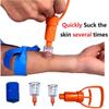 Finever Insect Bee Sting Snake Bug Bite Kit Venom Extractor Suction Pump First Aid Safety Tool Fast Emergency for Hiking Backpacking Camping view 2