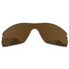 Puzzley Mirror Polarized Replacement Lenses for Oakley Radar Pitch Sunglasses - Antique Bronze Mirror Polarized view 1