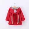EISHOW Infant Baby Girls Winter Autumn Cotton Jacket Coat Windproof Warm Hooded Clothes Kids Outerwear 0-4 Years (12-18 Months,Red) view 2