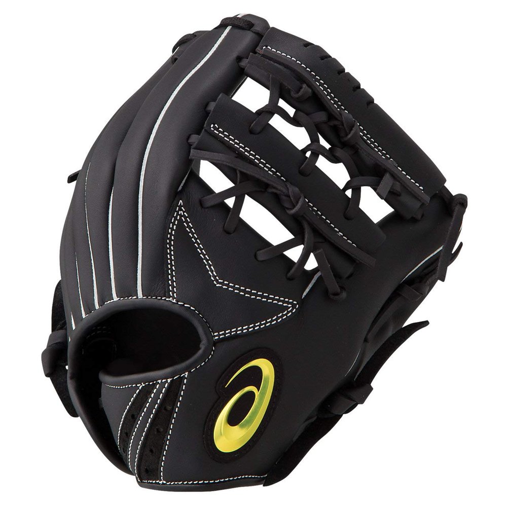 asics Baseball Boys Soft Glove Star Shine All Position Right Throw (LH) Small Size 3124A113 3124A113 Black LH