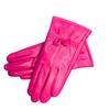 LeJulyeekay Girls Autumn Winter Short Warm Mitten Real Leather Lambskin Gloves Leather Glove view 1