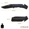 CAMILLUS Thin Blue LINE / 7.75" Overall / 3.25" Blade/CARBONITRIDE Titanium view 2
