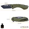 Camillus VERACIOUS 7" Folding Knife, Green view 2
