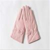 LeJulyeekay Womens winter Lined Leather Gloves Short Winter Warm Driving Gloves for Girls view 3