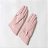 LeJulyeekay Womens winter Lined Leather Gloves Short Winter Warm Driving Gloves for Girls view 4