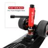 Zeato [Upgrade Version] All-In-One Skate Tools Multi-function Portable Skateboard T Tool Accessory with T-type Allen Key and L-type Phillips Head Wrench Screwdriver - Red view 3