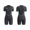 Seaskin Mens 3mm Shorty Wetsuit Womens, Full Body Diving Suit Front Zip Wetsuit for Diving Snorkeling Surfing Swimming 3X-Large view 1