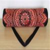 INDIAN CRAFT CASTLE ICC Yoga Mat Bag Carrier Full-Zip Exercise Yoga Mat Carry Bag for Women Men with Multi-Functional Storage Pockets and Adjustable Shoulder Strap 26X6 Inches (Red Flower) view 3