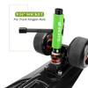 Zeato [Upgrade Version] All-In-One Skate Tools Multi-function Portable Skateboard T Tool Accessory with T-type Allen Key and L-type Phillips Head Wrench Screwdriver - Green view 3