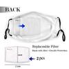 LALLRI Virgin Islands USA American Flag Graphic Face Masks, Unisex Breathable Reusable Anti-Dust Wind Sun-Proof Fashion Mouth Cover view 3