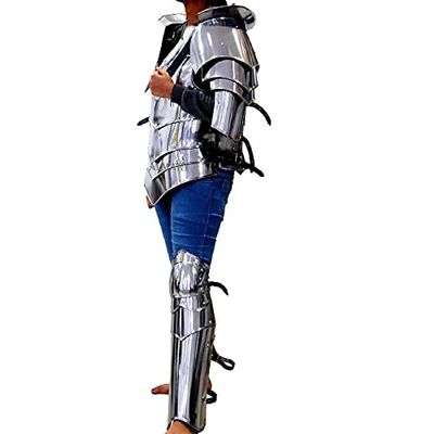 Nautical-Mart Ladies Knight Metal Armor for LARP-Elegant Armor Set for Women Medieval Suit of Armour Costume