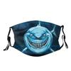 LALLRI Atrocious Shark Graphic Face Masks, Unisex Breathable Reusable Anti-Dust Wind Sun-Proof Fashion Mouth Cover view 1