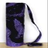 INDIAN CRAFT CASTLE ICC Yoga Mat Bag Carrier Full-Zip Exercise Yoga Mat Carry Bag for Women Men with Multi-Functional Storage Pockets and Adjustable Shoulder Strap 26X6 Inches (Purple Crying Wolf) view 1