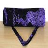 INDIAN CRAFT CASTLE ICC Yoga Mat Bag Carrier Full-Zip Exercise Yoga Mat Carry Bag for Women Men with Multi-Functional Storage Pockets and Adjustable Shoulder Strap 26X6 Inches (Purple Crying Wolf) view 3