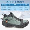 Ice Cleats Snow Traction Cleats Crampons for Walking on Snow and Ice Non-Slip Overshoe with Removable Straps Rubber Anti Slip Crampons Slip-on Stretch Footwear view 4